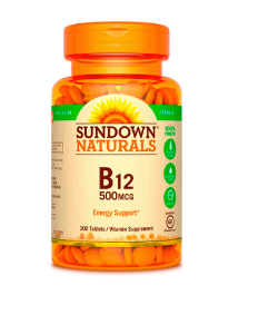 SUNDOWN NATURALS B12 200 Caps VEGANOS