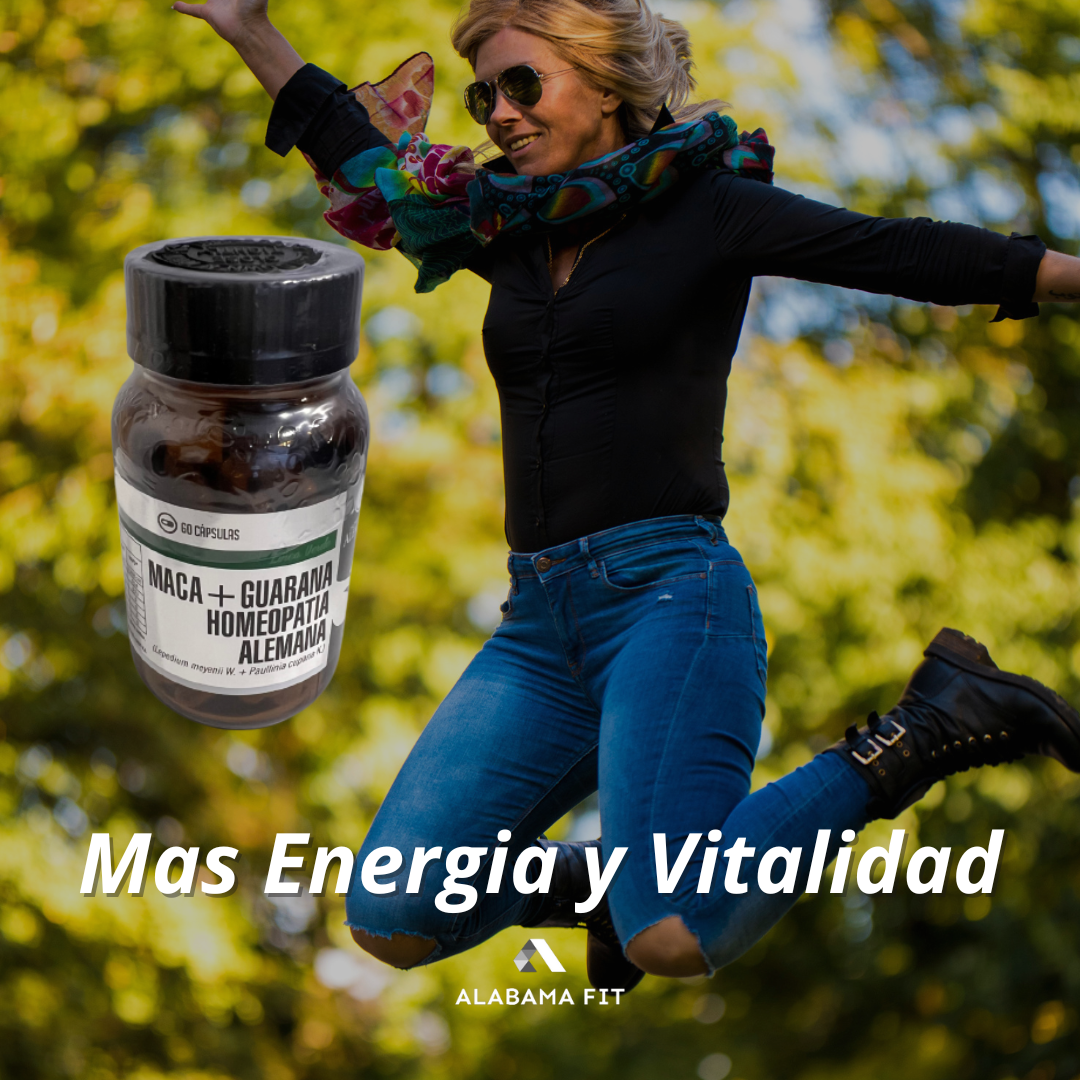 Maca + Guarana. 60 Capsulas. Homepatia Alemana. - Imagen 2