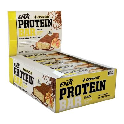 PROTEIN BAR CAJA X16 ENA SPORT - Sabor BANANA SPLIT