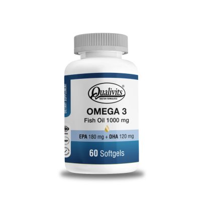OMEGA 3 FISH OIL 1000 MG- Qualivits 60 capsulas
